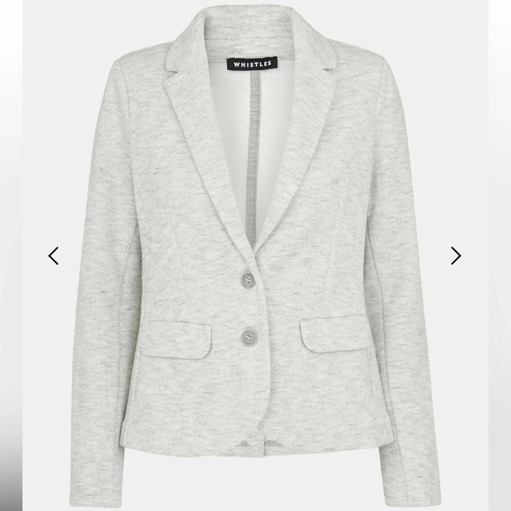 Whistles Slim Jersey Jacket grey - Picture 5 of 8